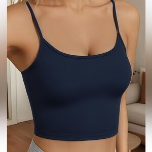 Amazon Navy Blue Women's Crop Top